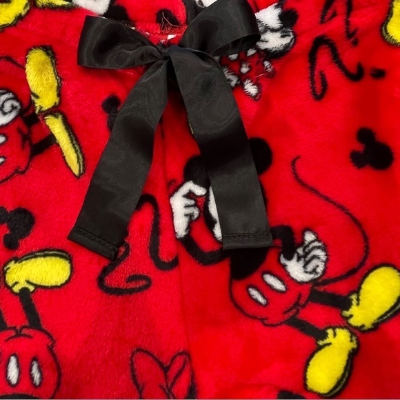 Disney Mickey & Minnie Mouse Size S (4-6) Cozy Fleece Pajama Pants - Picture 4 of 4